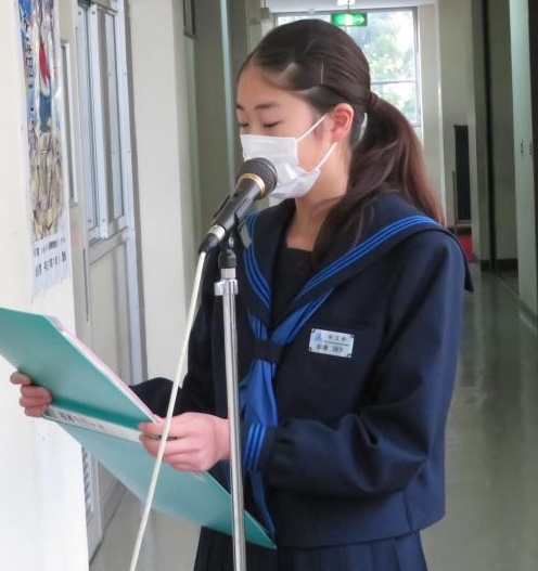 福島県いわき市立 中学校　女子中学生　芋セーラー服　芋セラ　青線セラ　青線セーラー服 jc