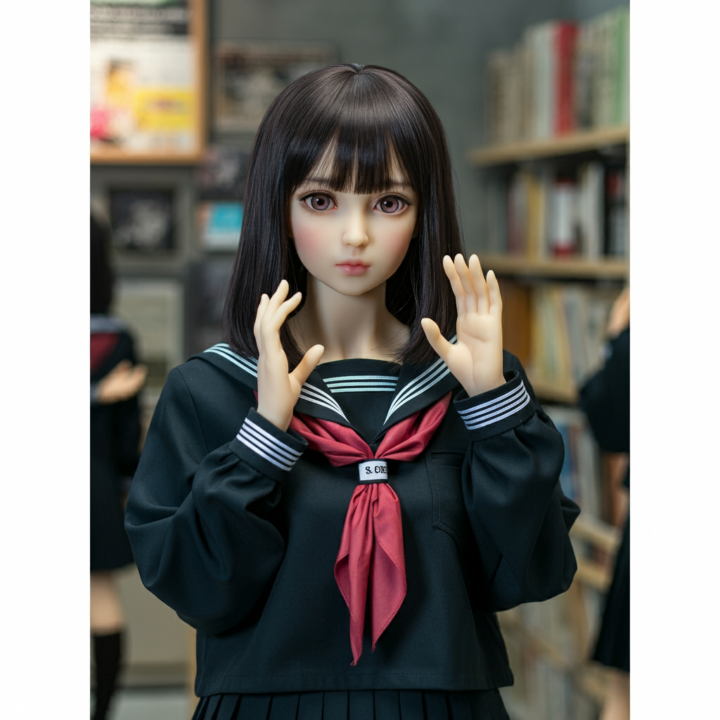 セーラー服　アンドロイド　サイボーグ　女子小学生　童女　女児 ImageFX