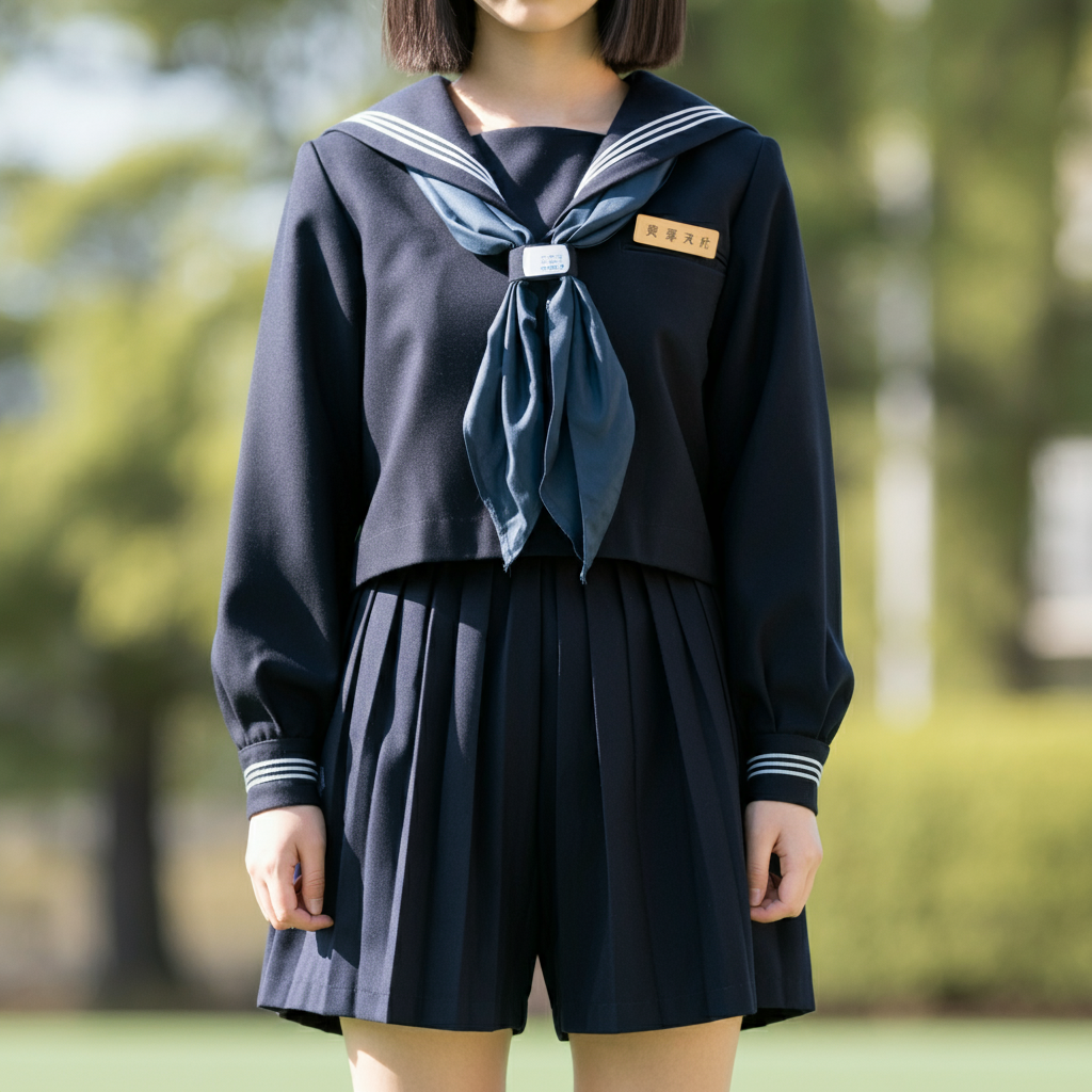 芋セラ女子中学生　ブルマー　ブルセラ　芋セーラー服 ImageFX