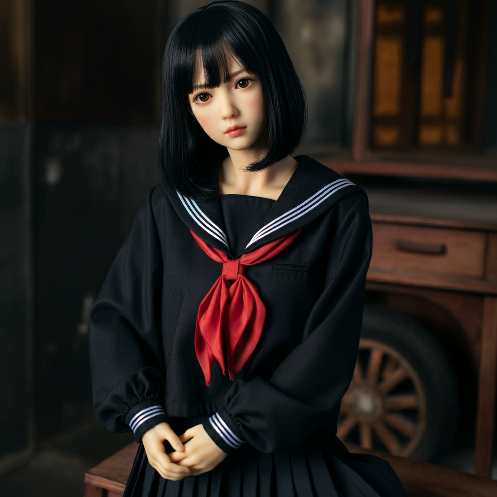 セーラー服　アンドロイド　サイボーグ　女子小学生　童女　女児 ImageFX