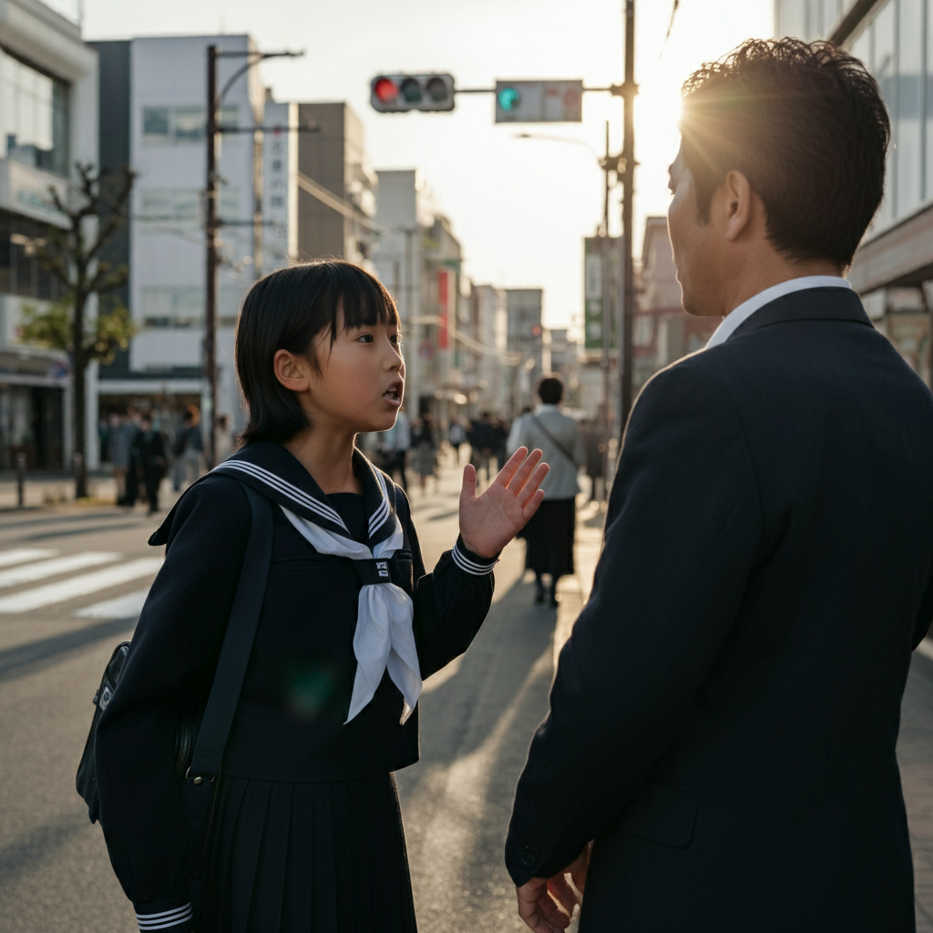 芋セラ女子小学生　児童　童女　拘束　手錠　首輪　鎖　足枷　芋セーラー服 ImageFX